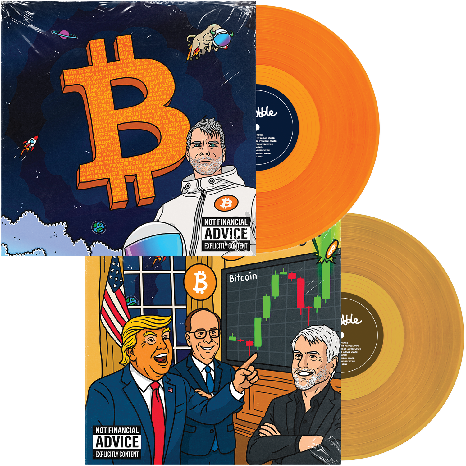 Lil Bubble - Bitcoin House Vinyl Record