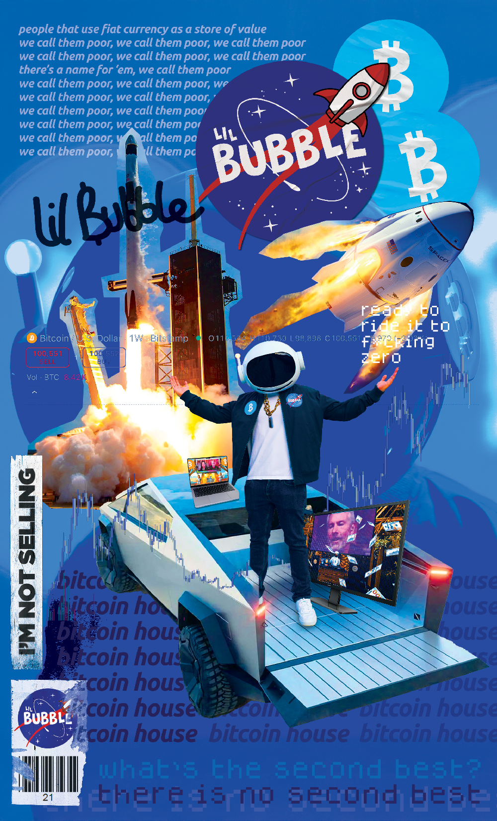 Lil Bubble - crypto Bitcoin songs, remixes and DJ sets.